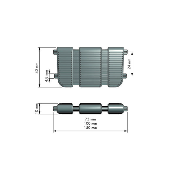 SEPERATOR DIVIDER 150mm DEPTH FOR CUTLERY TRAY ART: 32743314 - Image 2