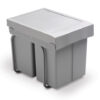 WASTEBIN BUILT IN  2X21lt MANUAL MOD.290 RP BASE UNIT 400mm - Image 2