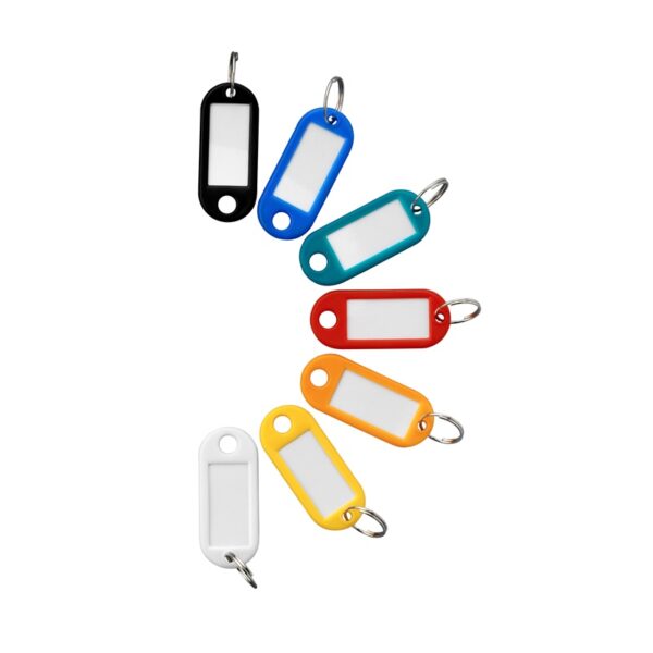 KEY LABEL HOLDER ASSORTED COLOURS (BLISTER - 7pcs) INOFIX ART: 1192-0- - Image 2