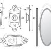 SISO REVOLVING MIRRORFITTING NO.117 NICKEL PLTD ART.22.05.057 - Image 5