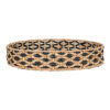 NERJA TRAY IN SEAGRASS BLACK/NATURE ROUND 38cm 4601035 - Image 2