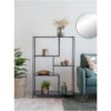 *VITA SHELF WITH 5 SHELVES OAKLOOK WITH BACK LEGS 36X80X120cm 3001065 - Image 3