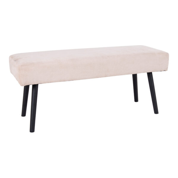 *SKIBY BENCH SAND CORDUROY WITH BLACK LEGS ART: 1401222