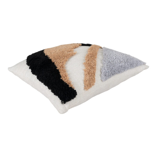 SAGRES CUSHION IN BROWN/BLACK/WHITE 45 X 45cm ART: 3962085 - Image 2