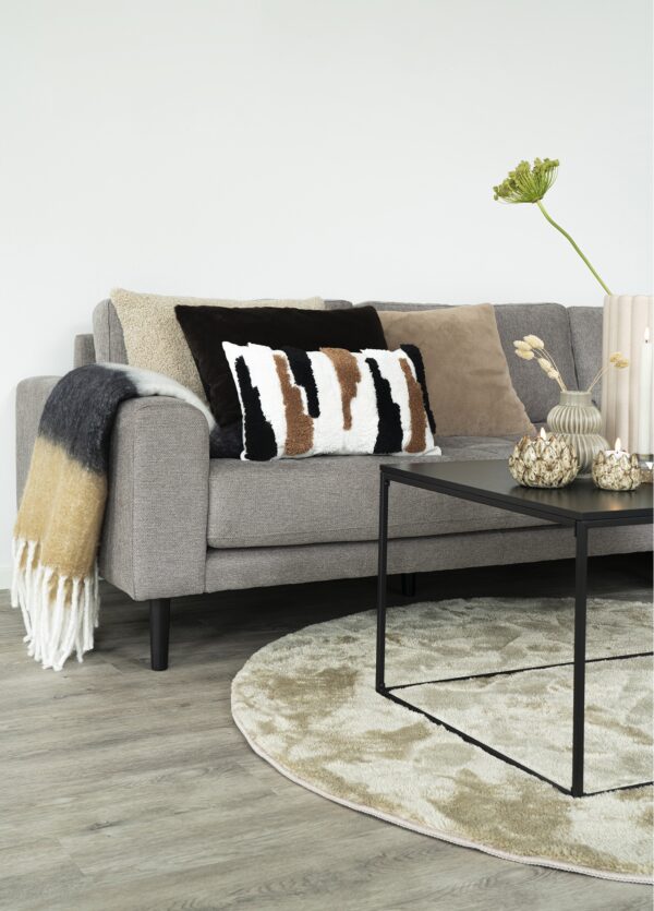 SINTRA BLANKET BLK/WHT/BRN ACRYLIC 170x130cm 3960901 - Image 3