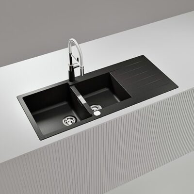 SCHOCK SINK SIGNUS CRISTADUR D200 MAGMA 1160X500mm [AUTO DRAIN] SIGD200097.15yr