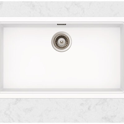 SCHOCK SINK KIRUNA CRISTADUR N100XL DAY (WHITE) TOPMOUNT 756mm(L)X456mm(W).15yr