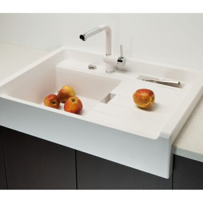 SCHOCK SINK GRANDO CRISTADUR M100 POLARIS WHITE 900X628mm LARM100099.15yr