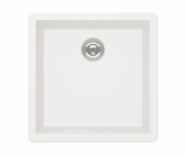 SCHOCK SINK GREENWICH CRISTADUR N100 POLARIS WHITE 456X456mm  UNDERMOUNT GREN100099U.2yr - Image 2