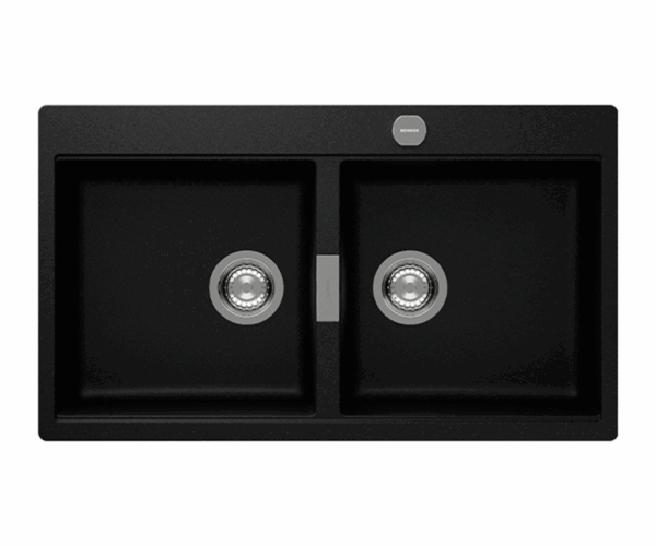 SCHOCK SINK HORIZONT CRISTADUR N200 MAGMA 860X500mm  UNDERMOUNT HONN200097U.15yr - Image 2