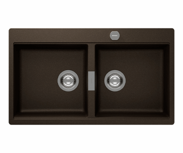 SCHOCK SINK HORIZONT CRISTADUR N200 BRONZE 860X500mm UNDERMOUNT HONN200087U.15yr - Image 2