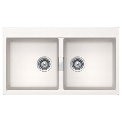 SCHOCK SINK HORIZONT CRISTADUR N200 POLARIS WHITE 860X500mm  UNDERMOUNT HONN200099.15yr