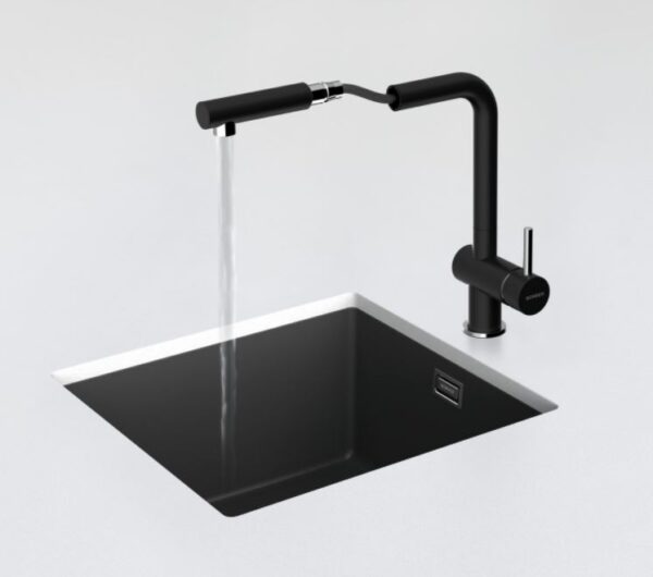 SCHOCK WATER MIXER EPOS NERO (BLACK) WITH PULL-OUT ART. 540120GNE - Image 3