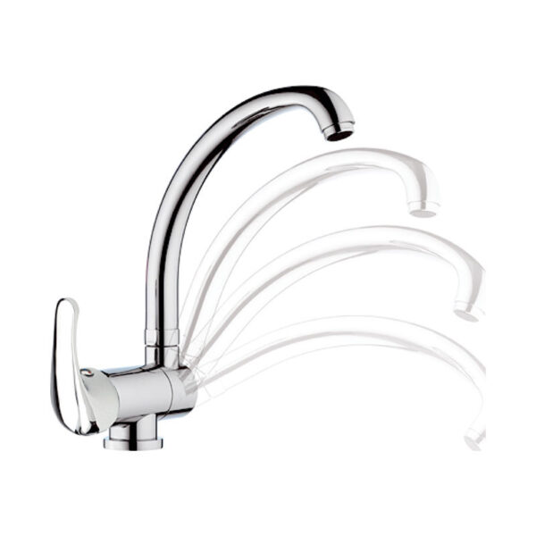 REMER SQR SINGLE LEVER KITCHEN MIXER HIGH U SPOUT F422R