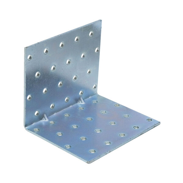 CORNER PLATE MULTI-HOLE 100X100X100X2.5mm ZINC STEEL [380] ART: 2.961.13100