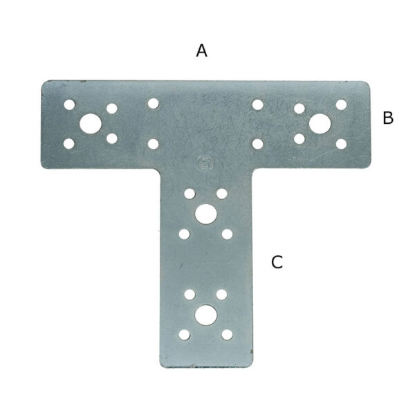 T-BRACE H/D 160X45X100mm ZINC [405] ART: 2.611.13070