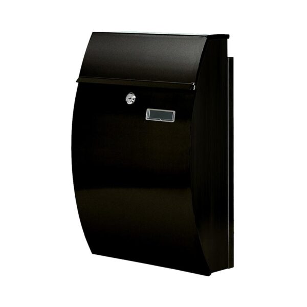 LETTER BOX RD HORIZONTAL HPB1405 STEEL BLACK 480x320x150mm