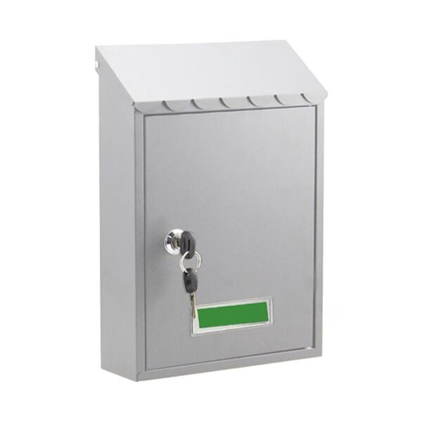 *LETTER BOX STEEL WHITE HPB033H/HPB033 305x215x70mm