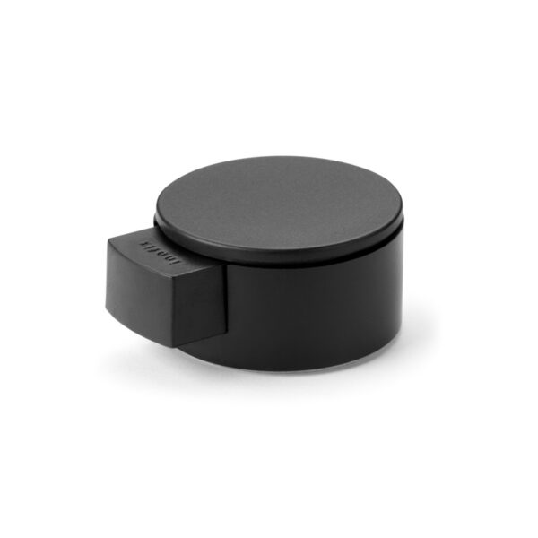 ADHESIVE DOOR STOPPER WITH SHOCK ABSORBER BLACK INOFIX ART: 2420-8-