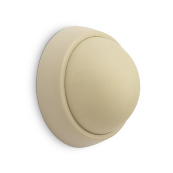 ADHESIVE WALL BUMPER DOOR STOPPER BEIGE INOFIX ART: 2450-6- {BLISTER - 2pcs}