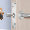*ADHESIVE WALL 'ORANGE BEAR' BUMPER DOOR STOPPER INOFIX ART: 2461-0-