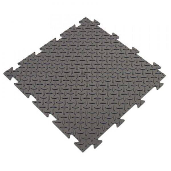 FLOOR TILE ''Rice'' ANTI SLIP W500XD500XH10mm BLACK ART: P50CRN