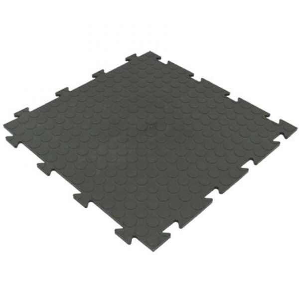 FLOOR TILE ''BUBBLE'' ANTI SLIP BLACK W500XD500XH8mm ART: P50BLN