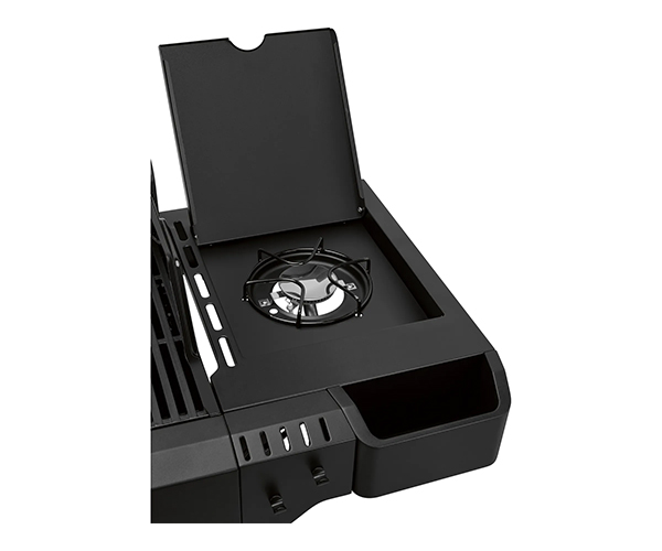 JAMESTOWN 3-BURNER +1 SIDE GAS BBQ GRILL KNOX II BLACK LUX: 321837 - Image 7
