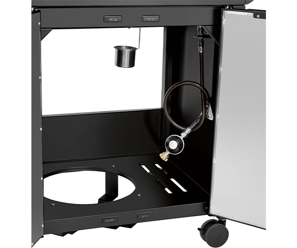 JAMESTOWN 3-BURNER +1 SIDE GAS BBQ GRILL KNOX II BLACK LUX: 321837 - Image 9
