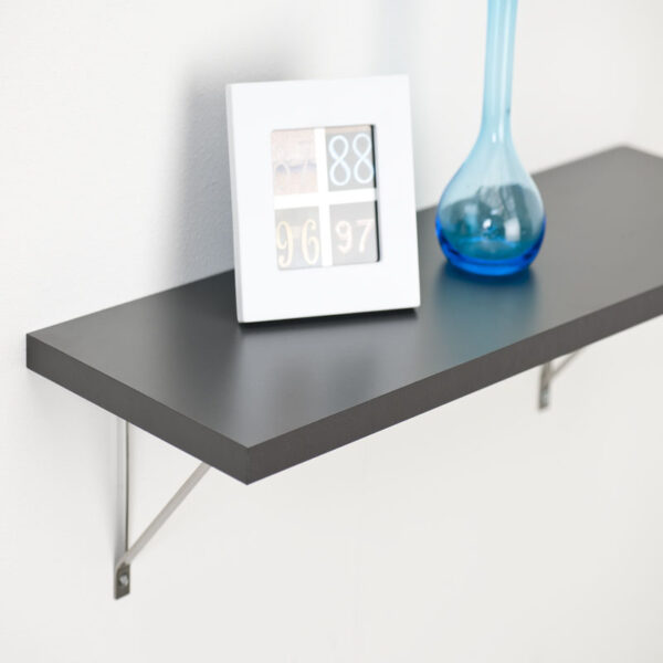 *DURALINE 4xS RECT.SHELF 80X23.5X1.8cm BLACK LW: 10kg FETIM ART: 1171642/1206611