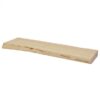 PEKODOM XL5 FLOATING SHELF 80X23.5X4.6cm NATURAL PINE WITH NATURAL EDGE LW: 30kg  FETIM 1170387