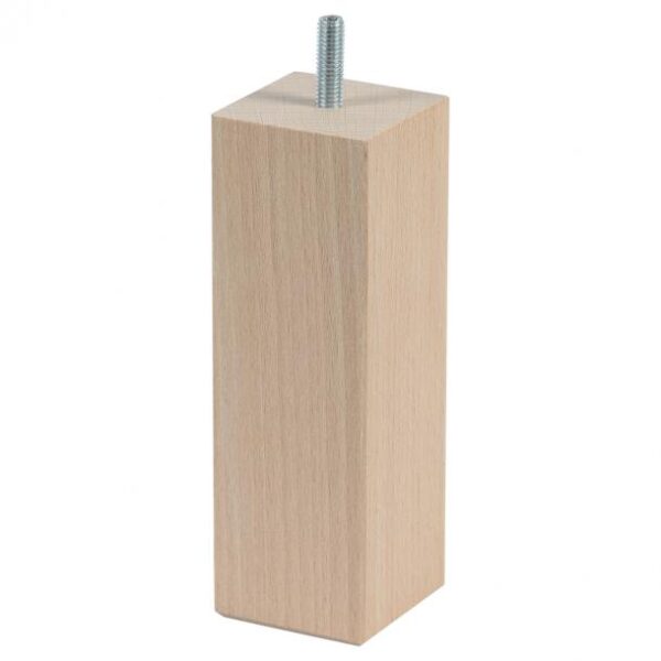 DURALINE FURNITURE LEG SQUARE NATURAL BEECH 5X5X15cm FETIM 1205932