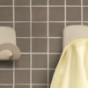 *ADHESIVE ARCH HOOK BLACK {BLISTER - 1pc} INOFIX 2086-N-