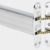 DOOR CLOSER CONCEALED PERKOMATIC CHROME PLATED PLATES - R85