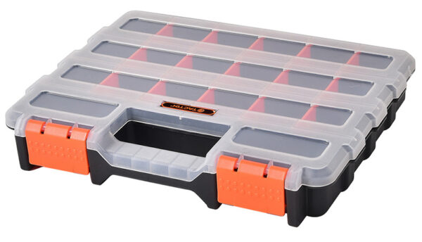 TACTIX ORGANIZER 25cm(10") WITH 18 COMPARTMENTS, REMOVABLE DIVIDERS ART: 320017N