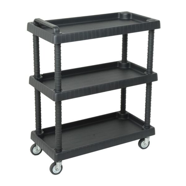 MULTIUSE TROLLEY W750XD375XH920mm ON WHEELS WITH 3 SHELVES ART: D+75373 - Image 2