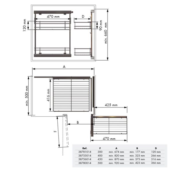 ARTICULATED PULL OUT CORNER KIT CLASSIC - Image 3