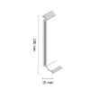 FLOOR SKIRTING HDWD FLEX S100 515X10cm - Image 2