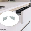 SYMA2 INGLETE END CAPS SET FOR PROFILE HANDLE