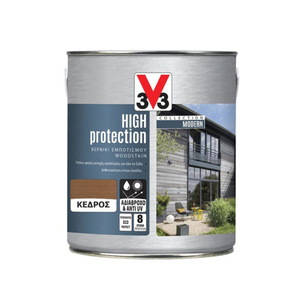 V33 HIGH PROTECTION WOODSTAIN MODERN AGED CEDAR