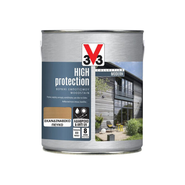 V33 HIGH PROTECTION WOODSTAIN MODERN SCANDINAVIAN PINE